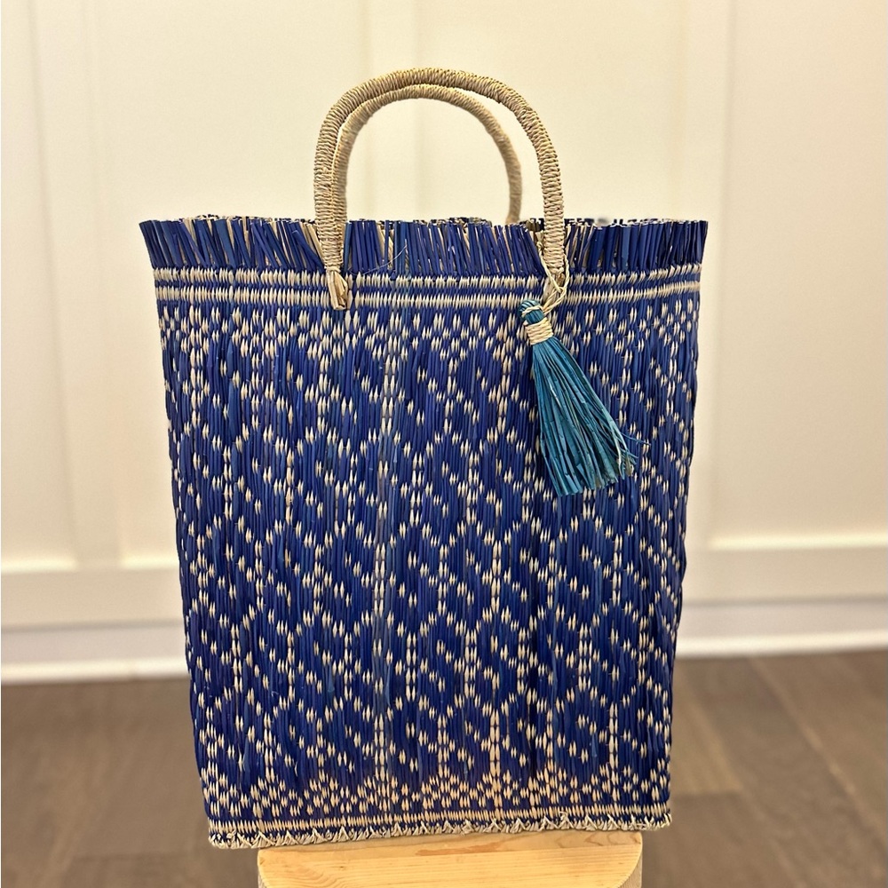 Tote Bag Handmade Thai - Rattan Woven Tote Bag
